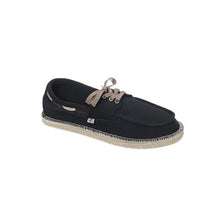 Load image into Gallery viewer, Boat Shoes (Black/Natural)