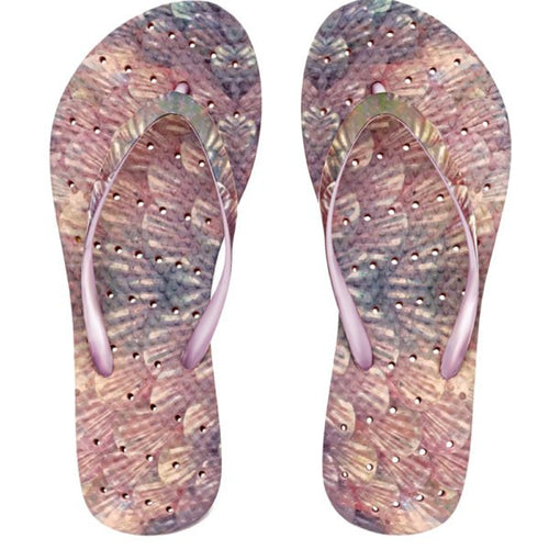 A top view of arguably the best shower sandals for women