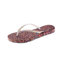 Load image into Gallery viewer, Small Image of shower flip flops by Showaflops | Sprinkles design