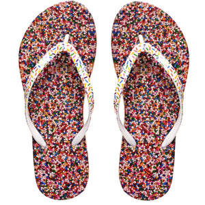 Image of shower, non-skid flip flops by Showaflops | Sprinkles design